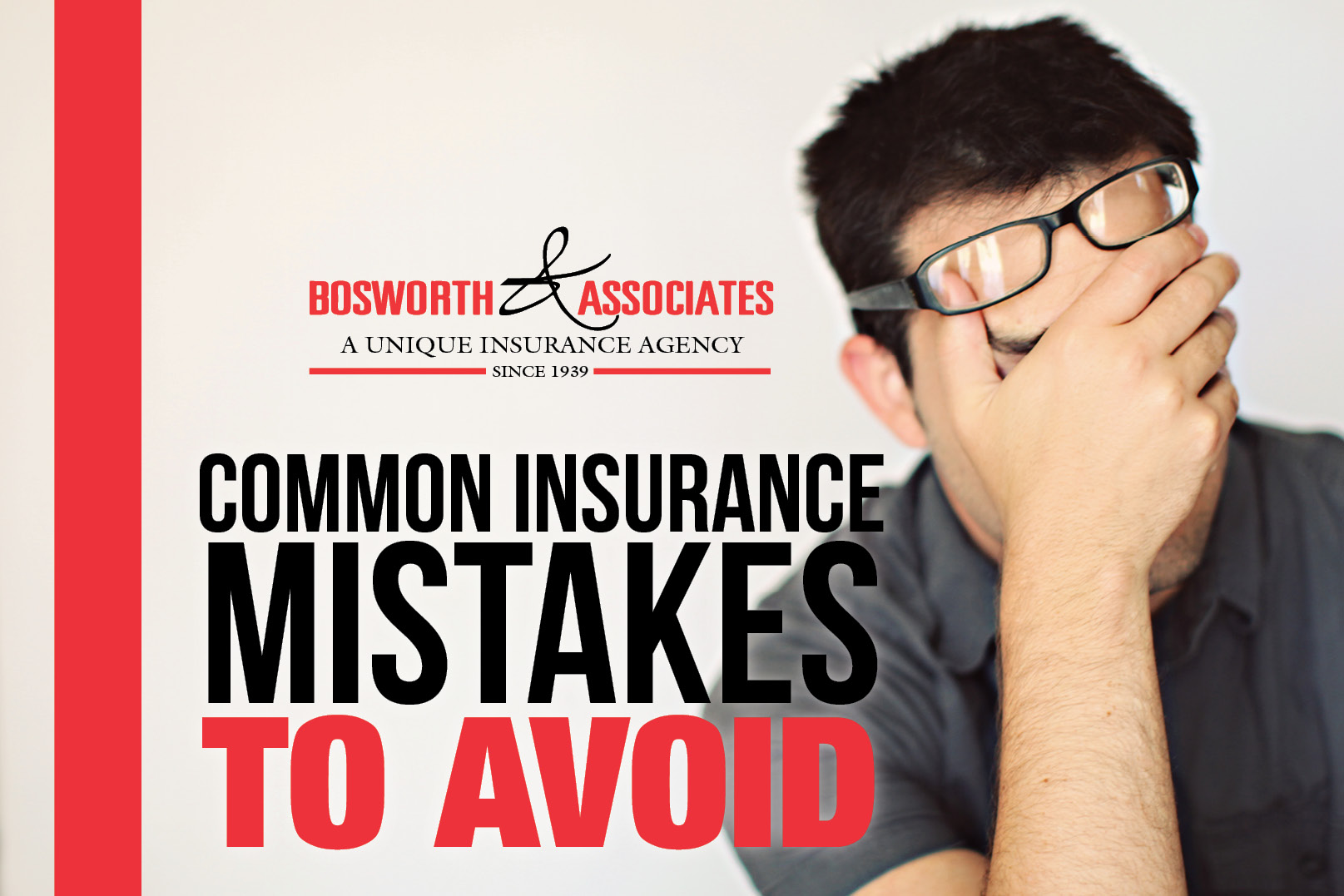 5 insurance mistakes to avoid Bosworth & Associates Tyler TX